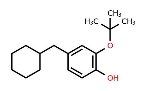 CAS 1243384-01-1 | 2-Tert-butoxy-4-(cyclohexylmethyl)phenol
