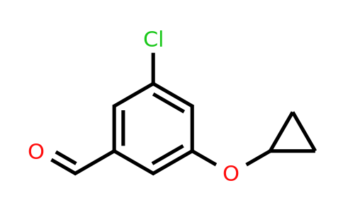 CAS 1243384-03-3 | 3-Chloro-5-cyclopropoxybenzaldehyde