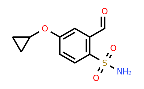 CAS 1243384-06-6 | 4-Cyclopropoxy-2-formylbenzenesulfonamide