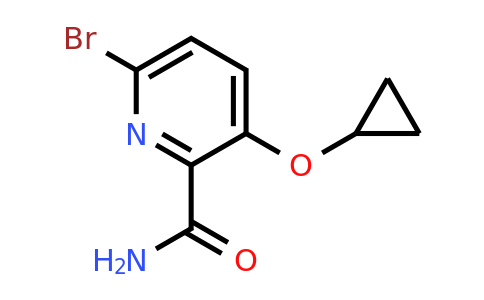 CAS 1243384-08-8 | 6-Bromo-3-cyclopropoxypicolinamide