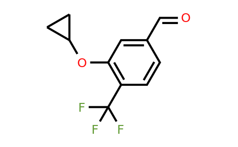 CAS 1243384-09-9 | 3-Cyclopropoxy-4-(trifluoromethyl)benzaldehyde