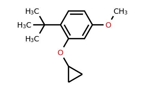 CAS 1243384-10-2 | 1-Tert-butyl-2-cyclopropoxy-4-methoxybenzene