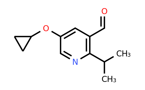 CAS 1243384-16-8 | 5-Cyclopropoxy-2-isopropylnicotinaldehyde