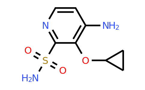CAS 1243384-17-9 | 4-Amino-3-cyclopropoxypyridine-2-sulfonamide