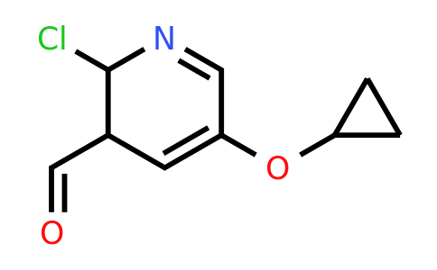 CAS 1243384-20-4 | 2-Chloro-5-cyclopropoxy-2,3-dihydropyridine-3-carbaldehyde