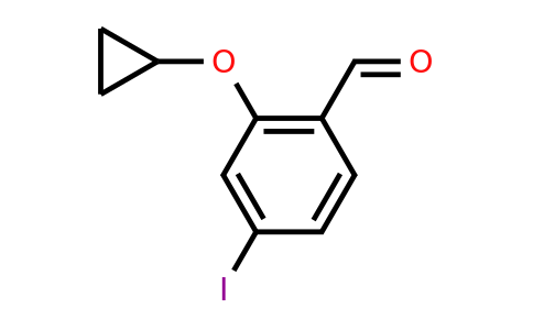CAS 1243384-21-5 | 2-Cyclopropoxy-4-iodobenzaldehyde