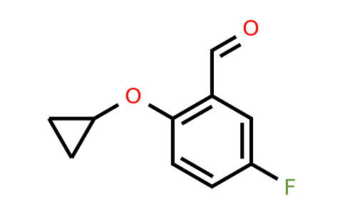CAS 1243384-25-9 | 2-Cyclopropoxy-5-fluorobenzaldehyde