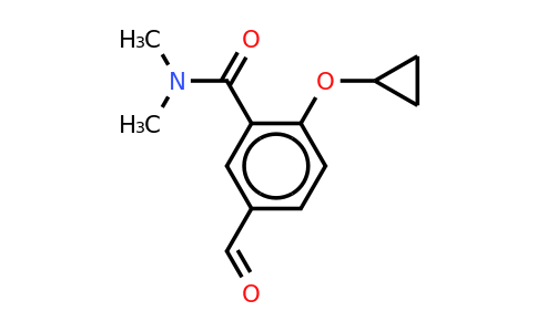 CAS 1243384-27-1 | 2-Cyclopropoxy-5-formyl-N,n-dimethylbenzamide