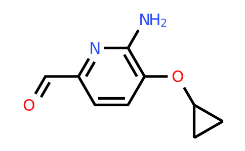 CAS 1243384-30-6 | 6-Amino-5-cyclopropoxypicolinaldehyde