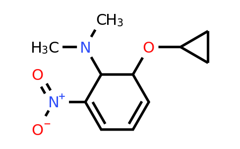 CAS 1243384-31-7 | 6-Cyclopropoxy-N,n-dimethyl-2-nitrocyclohexa-2,4-dienamine