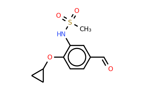 CAS 1243384-34-0 | N-(2-cyclopropoxy-5-formylphenyl)methanesulfonamide