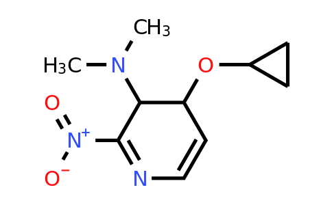 CAS 1243384-36-2 | 4-Cyclopropoxy-N,n-dimethyl-2-nitro-3,4-dihydropyridin-3-amine