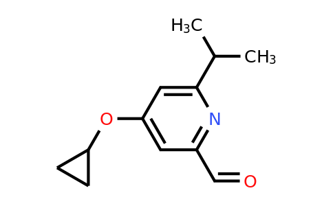 CAS 1243384-40-8 | 4-Cyclopropoxy-6-isopropylpicolinaldehyde