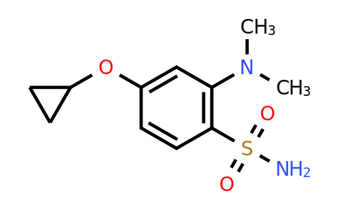 CAS 1243384-41-9 | 4-Cyclopropoxy-2-(dimethylamino)benzenesulfonamide