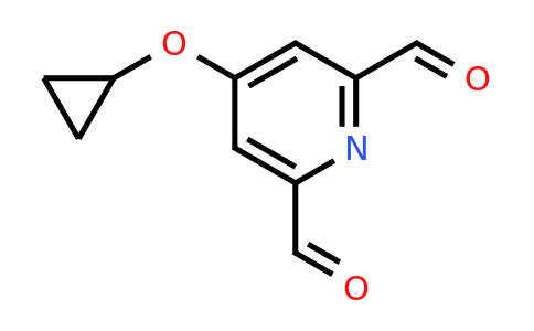 CAS 1243384-48-6 | 4-Cyclopropoxypyridine-2,6-dicarbaldehyde