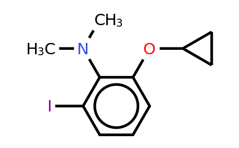 CAS 1243384-49-7 | 2-Cyclopropoxy-6-iodo-N,n-dimethylaniline