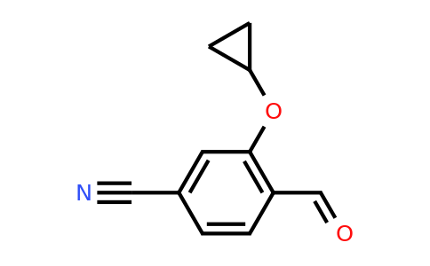 CAS 1243384-51-1 | 3-Cyclopropoxy-4-formylbenzonitrile