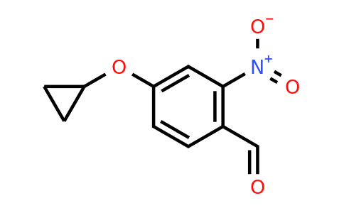 CAS 1243384-52-2 | 4-Cyclopropoxy-2-nitrobenzaldehyde