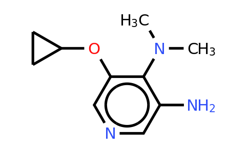 CAS 1243384-53-3 | 5-Cyclopropoxy-4-N,4-N-dimethylpyridine-3,4-diamine