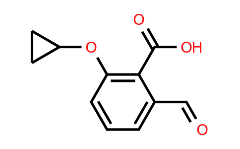 CAS 1243384-56-6 | 2-Cyclopropoxy-6-formylbenzoic acid