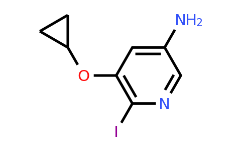 CAS 1243384-57-7 | 5-Cyclopropoxy-6-iodopyridin-3-amine