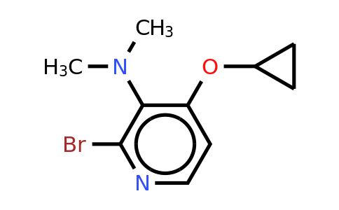 CAS 1243384-58-8 | 2-Bromo-4-cyclopropoxy-N,n-dimethylpyridin-3-amine