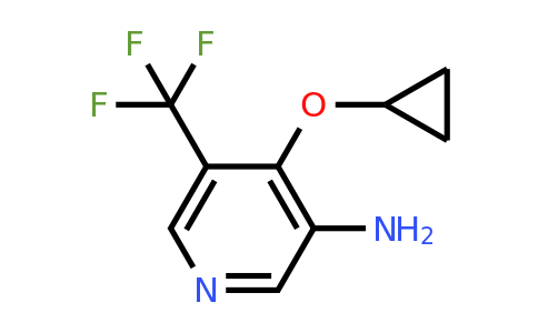 CAS 1243384-62-4 | 4-Cyclopropoxy-5-(trifluoromethyl)pyridin-3-amine