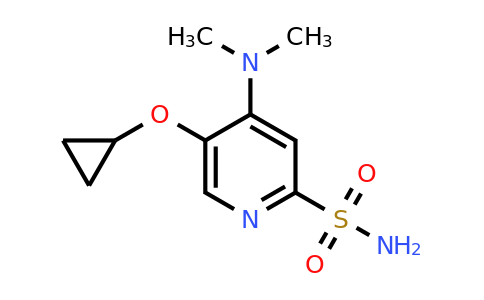CAS 1243384-71-5 | 5-Cyclopropoxy-4-(dimethylamino)pyridine-2-sulfonamide