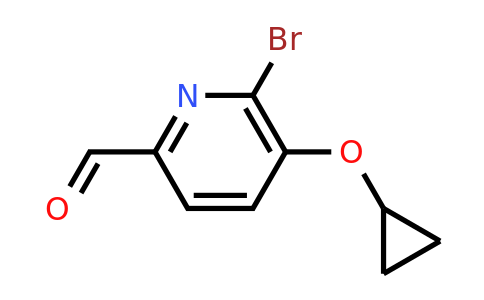 CAS 1243384-72-6 | 6-Bromo-5-cyclopropoxypicolinaldehyde