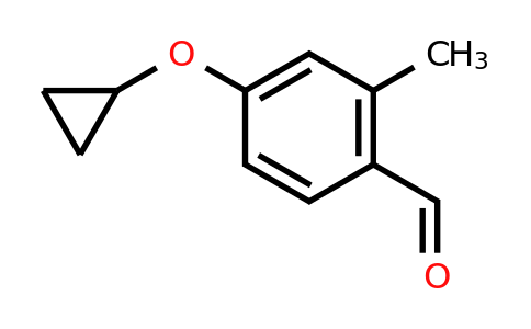 CAS 1243384-76-0 | 4-Cyclopropoxy-2-methylbenzaldehyde