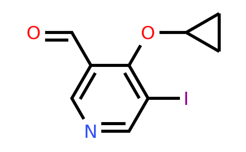 CAS 1243384-78-2 | 4-Cyclopropoxy-5-iodonicotinaldehyde