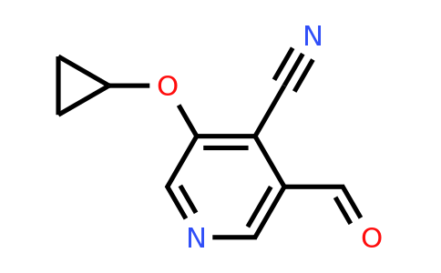 CAS 1243384-79-3 | 3-Cyclopropoxy-5-formylisonicotinonitrile