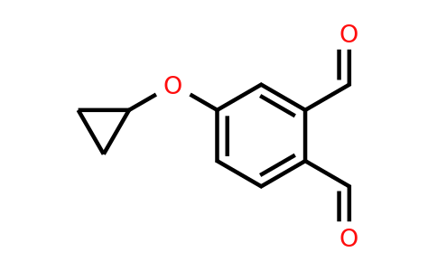 CAS 1243384-81-7 | 4-Cyclopropoxybenzene-1,2-dicarbaldehyde