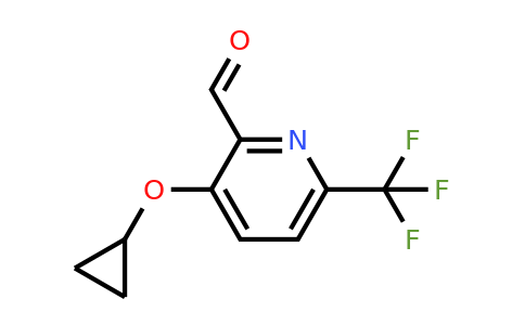 CAS 1243384-82-8 | 3-Cyclopropoxy-6-(trifluoromethyl)picolinaldehyde