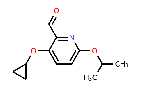 CAS 1243384-85-1 | 3-Cyclopropoxy-6-isopropoxypicolinaldehyde