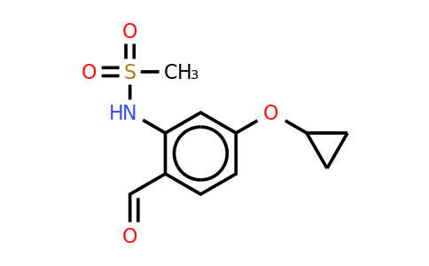 CAS 1243384-87-3 | N-(5-cyclopropoxy-2-formylphenyl)methanesulfonamide