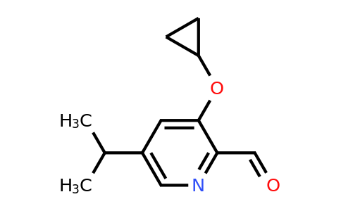 CAS 1243384-88-4 | 3-Cyclopropoxy-5-isopropylpicolinaldehyde