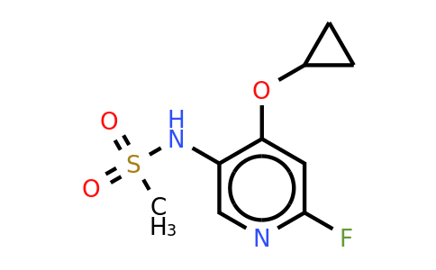 CAS 1243384-89-5 | N-(4-cyclopropoxy-6-fluoropyridin-3-YL)methanesulfonamide