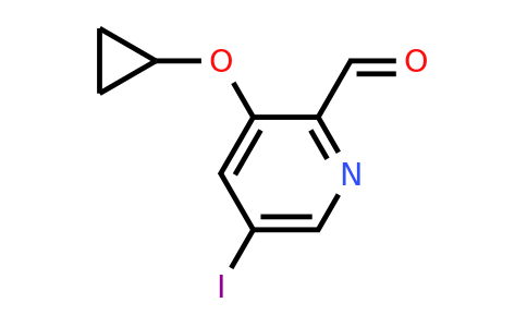 CAS 1243384-95-3 | 3-Cyclopropoxy-5-iodopicolinaldehyde