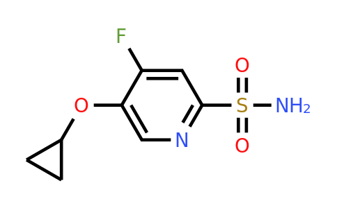 CAS 1243384-96-4 | 5-Cyclopropoxy-4-fluoropyridine-2-sulfonamide