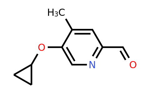 CAS 1243384-98-6 | 5-Cyclopropoxy-4-methylpicolinaldehyde