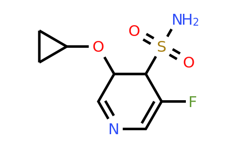 CAS 1243385-00-3 | 3-Cyclopropoxy-5-fluoro-3,4-dihydropyridine-4-sulfonamide
