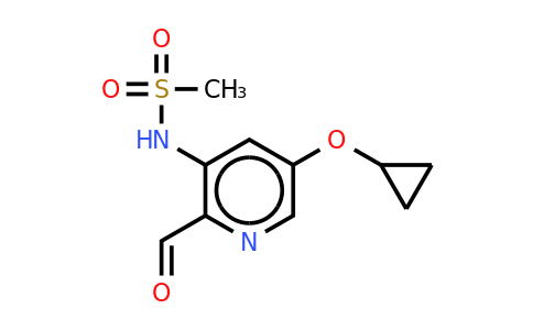 CAS 1243385-02-5 | N-(5-cyclopropoxy-2-formylpyridin-3-YL)methanesulfonamide
