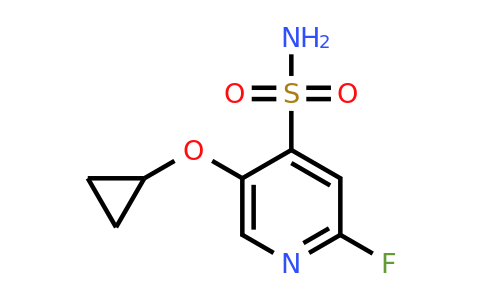 CAS 1243385-05-8 | 5-Cyclopropoxy-2-fluoropyridine-4-sulfonamide