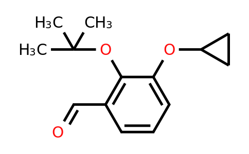 CAS 1243385-06-9 | 2-Tert-butoxy-3-cyclopropoxybenzaldehyde