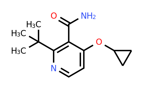 CAS 1243385-07-0 | 2-Tert-butyl-4-cyclopropoxynicotinamide