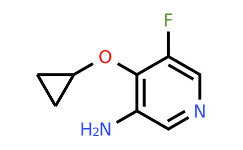 CAS 1243385-09-2 | 4-Cyclopropoxy-5-fluoropyridin-3-amine