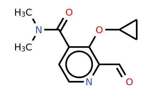 CAS 1243385-16-1 | 3-Cyclopropoxy-2-formyl-N,n-dimethylisonicotinamide