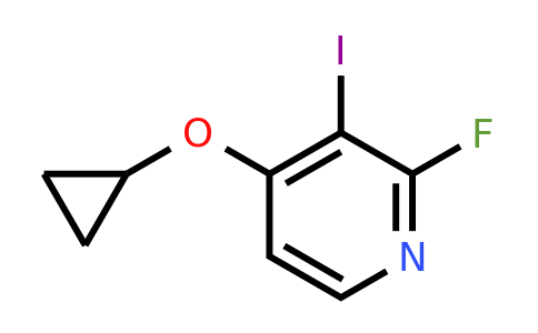 CAS 1243385-18-3 | 4-Cyclopropoxy-2-fluoro-3-iodopyridine