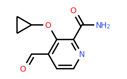 CAS 1243385-22-9 | 3-Cyclopropoxy-4-formylpicolinamide